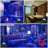 LED Galaxy Starry Night Light Projector Ocean Star Sky Kids Baby Room Lamp