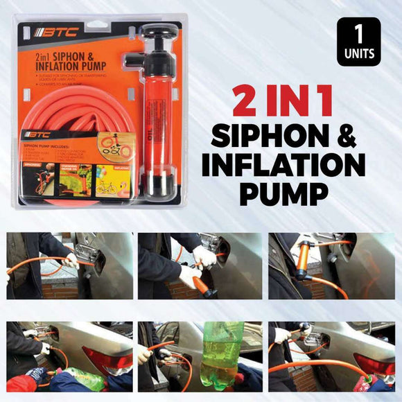 11Pcs Siphon Pump Non Battery-Operated Fuel Oil Water Fluid Transfer Pump