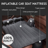 Inflatable Car Back Seat Mattress Portable Travel Camping Soft Rest Air Bed SUV