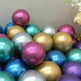 50PCS Metallic Balloon 30cm Thick Chrome Helium Birthday Wedding Party Balloons