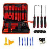 64PCS Car Trim Removal Tool Auto Hand Tools Pry Bar Dash Panel Kit Door Interior