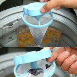 2x Washing Machine Filter Bag Floating Lint Hair Catcher Mesh Pouch Laundry Tool