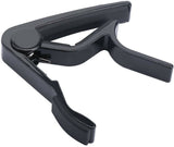 Acoustic Electric Guitar Bass Quick Change Grain Clamp Key Capo Spring Trigger