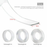 Traceless Clear Double-Sided Nano Tape Adhesive Invisible Gel Anti-Slip