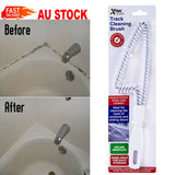 Track Cleaning Brush Triangle Window Gap Sliding Cleaner Door Dirt NylonBristles