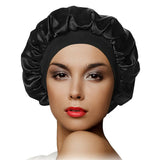 Women Sleeping Bonnet Hair Wrap Soft Silky Satin Cap Elastic Night Hat Headwear