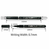 0.7/1/3mm Nib Silver Art Liquid Mirror Chrome Marker Pen Smooth Long-Lasting