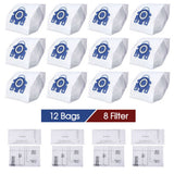 6-18x Vacuum Cleaner Bags For Miele FJM Hyclean 3D GN C2 C3 S2 S5 S8 S5211 S5210