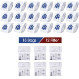 6-18x Vacuum Cleaner Bags For Miele FJM Hyclean 3D GN C2 C3 S2 S5 S8 S5211 S5210