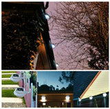 LED Solar Power Wall Fence Gutter Light Sensor Security Garden Porch Yard Lamps