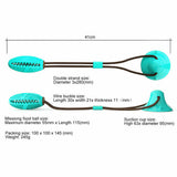 Interactive Rubber Pet Molar Bite Floor Suction Cup Dog Balls Puppy Chew Toy