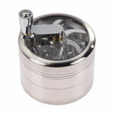 4-layer Smoke Grinder Aluminum Herb Tobacco Grinders Hand Crank Herbal AU Stock