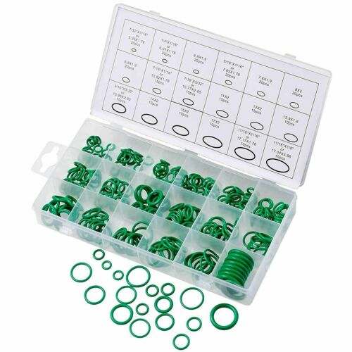 270 Pcs Air Conditioning O Ring Assortment Kit Green Air Con 18 Sizes Oring Gas