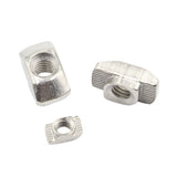 M3 M4 M5 Drop in Tee T-nuts 2020 T-slot For Aluminium Profile Extrusion 3D Print