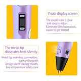 LCD Screen 3 Free Filaments Doodle Drawing Kid Gift 3D Printing Pen Set Printer