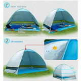 Pop Up Beach Tent Canopy UV Camping Fishing Mesh Sun Shade Shelter 4 Persons