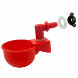1-12PCS Automatic Chicken Water Cup Waterer Poultry Drinking Bowl Feeder Drinker