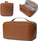 Cosmetic Divider Bag PU Makeup case Storage Portable Travel Pouch Large Capacity