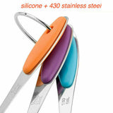 10PCS measuring spoons cups stainless steel baking teaspoon kitchen gadget kit