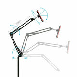 Adjustable Hands Free Floor Stand Holder For Tablet Smart Phone up to 12.9 inch
