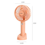 Mini Portable Hand-held Desk Fan Cooling Cooler USB Air Rechargeable 3 Speed