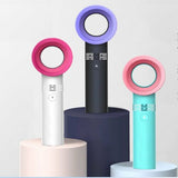 360° Portable Bladeless Hand Held Mini Fan USB