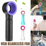 360° Portable Bladeless Hand Held Mini Fan USB