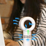 360° Portable Bladeless Hand Held Mini Fan USB