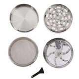 4-layer Smoke Grinder Aluminum Herb Tobacco Grinders Hand Crank Herbal AU Stock