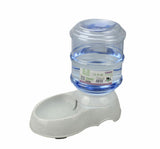 Automatic Water & Food Pet Dog Cat Puppy Dispenser Feeder Bowl Bottle 3.5L