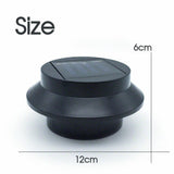 LED Solar Power Wall Fence Gutter Light Sensor Security Garden Porch Yard Lamps