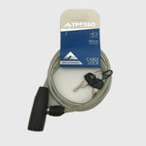 100cm Bike Bicycle Lock Steel Cable Security Cycling Wire Locks Keys Anti Theft