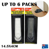 Thick Rubber Door Stop Stopper Wedge Jam Jammer Stoppers Heavy Duty Guard Tool