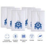 6-18x Vacuum Cleaner Bags For Miele FJM Hyclean 3D GN C2 C3 S2 S5 S8 S5211 S5210