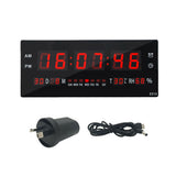 Digital Home Large Big Jumbo LED Wall Desk Clock With Calendar Temperature