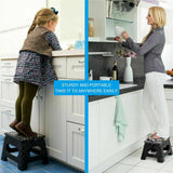 22cm Folding Step Stool Portable Plastic Chair Store Flat Outdoor Camping Seat