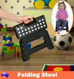 22cm Folding Step Stool Portable Plastic Chair Store Flat Outdoor Camping Seat