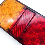 12V LED Rear Stop Brake Lights Waterproof Trailer Caravan BAR POST SUMERGABLE