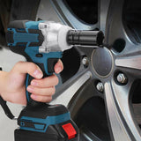 1/2" Cordless Impact Wrench Driver Brushless Rattle Gun With 1 battery