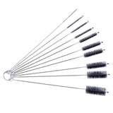 10Pcs/Set Nylon Straw Brush Cleaner Bottle Tube Pipe Small Long Cleaning