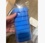 Disposable Bathroom Toilet Brush Holder Creative Cleaning Sponge Scrubber Set