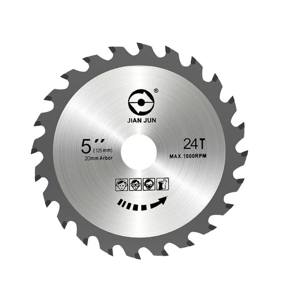 125mm Circular Saw Blade Disc Wood Cutting Tool 40 Teeth Bore Diameter 25.4/20mm For Rotary Tool