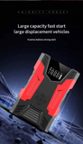 Car Jump Starter with Air Compressor Portable Power Bank Charger with LCD Display