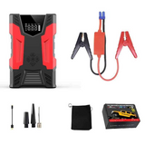 Car Jump Starter with Air Compressor Portable Power Bank Charger with LCD Display