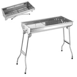 Portable & Foldable Charcoal BBQ Grills Stainless Steel Outdoor Camping