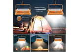 Solar USB Power Rechargeable LED Work Lights Camping Emergency Light Portable