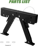 RV Step Stabilizer Kit - Trailer & RV Jack Folding Stabilizer with Adjustable Height/Angle, Non-Slip Pads