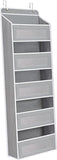 5 Shelf Hanging Door Organizer Over the Door Organizer Storage with 5 Large Capacity Pockets