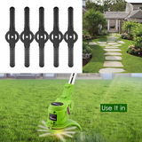 5PC Plastic Lawn Mower Blade Grass Cutter Grass Trimmer Weeder Blade Replacement Mower Accessory