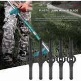 5PC Plastic Lawn Mower Blade Grass Cutter Grass Trimmer Weeder Blade Replacement Mower Accessory